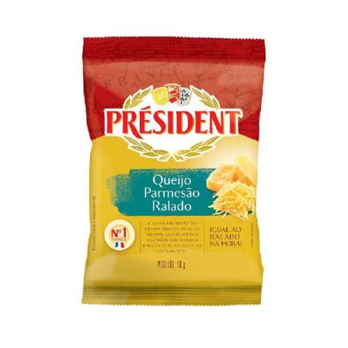 queijo parmesão ralado president 50g